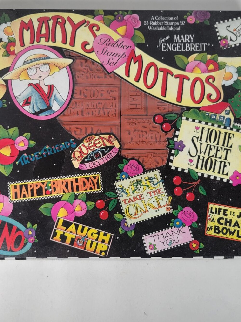 Mary Englebreit Stamps Box Set - Mary's Mottos